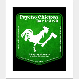 Psycho Chicken Bar & Grill Posters and Art